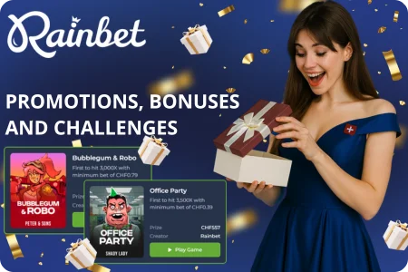Promotions, Bonuses and Challenges