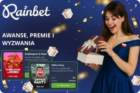 Rainbet Polska promocje bonusy i wyzwania
