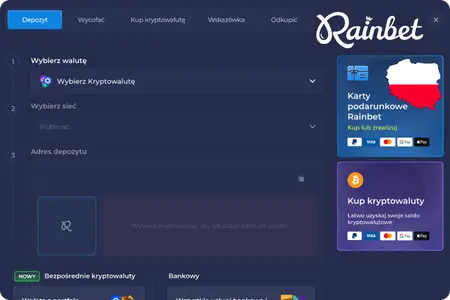 Rainbet Polska jak wpłacić depozyt