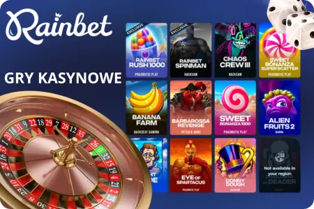 Rainbet Polska gry kasynowe
